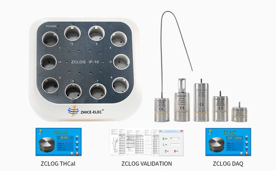 Высокоточный беспроводный термо- и давленный регистратор данных Zhice-elec ZC02TPS с адаптером